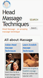 Mobile Screenshot of head-massage.net