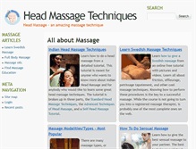 Tablet Screenshot of head-massage.net